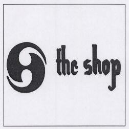 the shop with label logo