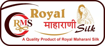 ROYAL MAHARANI SILK WITH DEVICE OF RMS logo