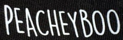 Peacheyboo logo