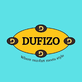 DUFIZO WITH DEVICE OF D AND TAGLINE logo