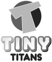 TINY TITANS WITH DEVICE OF T logo