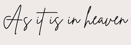 AS IT IS IN HEAVEN logo