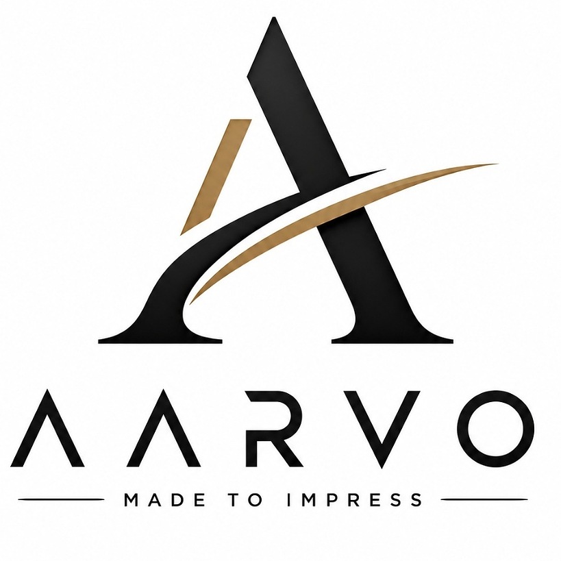AARVO - MADE TO IMPRESS WITH DEVICE OF A logo