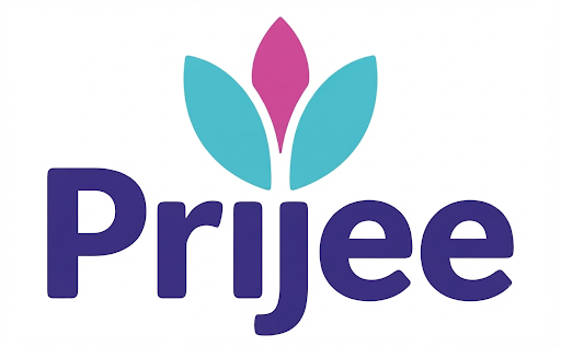 PRIJEE (with device of stylised leaves) logo