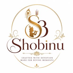 Shobinu -"CRAFTED WITH DEVOTION MADE FOR DIVINE MOMENTS" logo