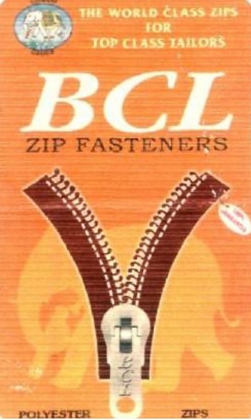 BCL ZIP FASTENERS logo