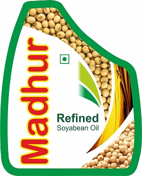MADHUR REFINED SOYABEAN OIL logo