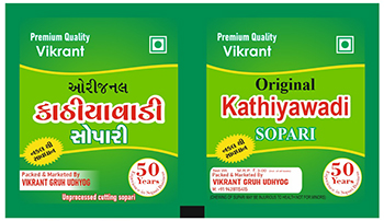 VIKRANT ORIGINAL KATHIYAWADI SOPARI logo