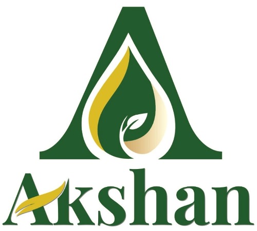 AKSHAN WITH DEVICE OF A logo