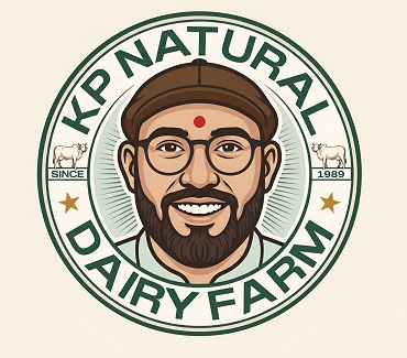 KP NATURAL DAIRY FARM logo