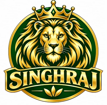 SINGHRAJ (device of artistic design) logo