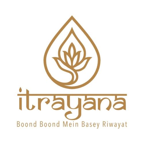 DEVICE OF ITRAYANA WITH TAG LINE BOOND BOOND MEIN BASEY RIWAYAT logo