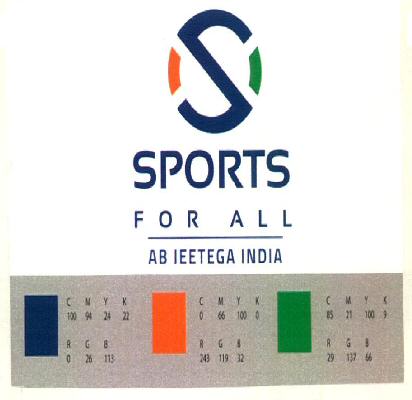 SPORTS FOR ALL AB JEETEGA INDIA logo
