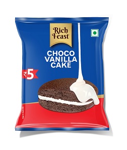 Rich Feast- CHOCO VANILLA CAKE logo