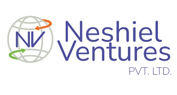 Neshiel Ventures PVT. LTD. with Device of NV logo