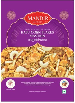 MANDIR KAJU CORN FLAKES MASTKIN logo