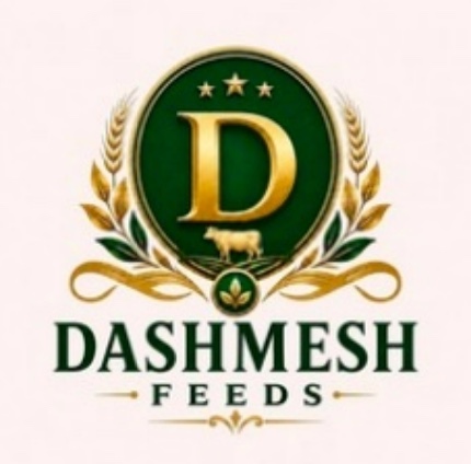 DASHMESH FEEDS with device of D logo