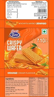 TUMI CRISPY WAFER ORANGE CREAM FLAVOUR logo