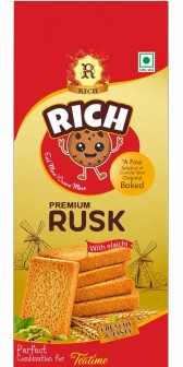R RICH RUSK logo