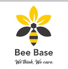 BEE BASE- We think, We Care logo