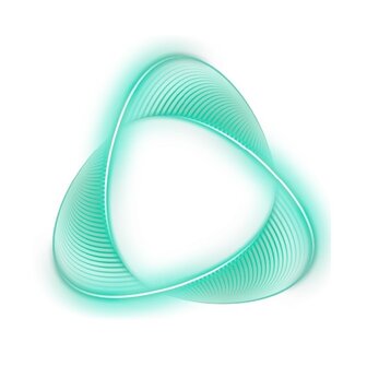 Device of a triangle logo