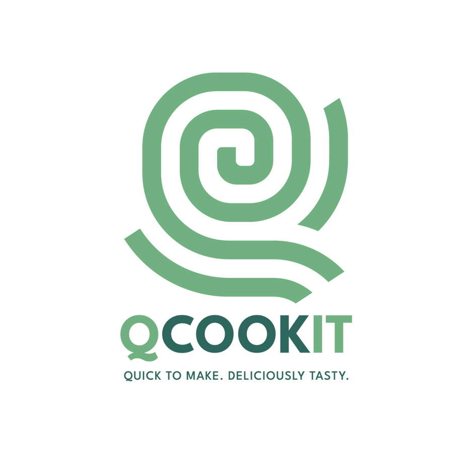 QCOOKIT QUICK TO MAKE. DELICIOUSLY TASTY logo