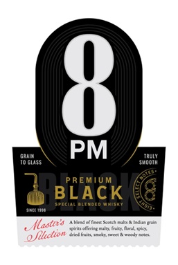 8 PM PREMIUM BLACK SPECIAL BLENDED WHISKY logo