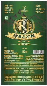 RJ GREEN SPECIAL WHISKY logo