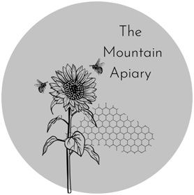 The Mountain Apiary (With Device) logo