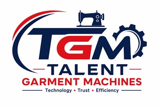 TALENT GARMENT MACHINES WITH DEVICE OF TGM logo