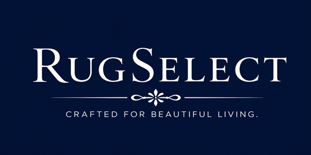 RUGSELECT CRAFTED FOR BEAUTIFUL LIVING with Device logo