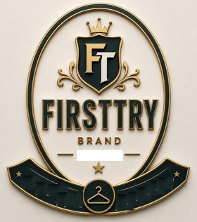 FIRSTTRY BRAND and letter FT with logo logo