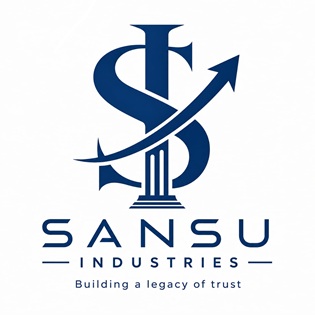 SANSU INDUSTRIES - BUILDING A LEGACY OF TRUST WITH DEVICE OF SI logo