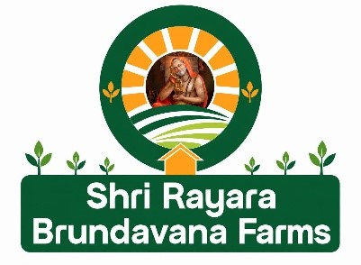 Shri Rayara Brundavana Farms with a unique device logo