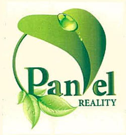 PANVEL REALTY WITH DEVICE OF LEAVES logo