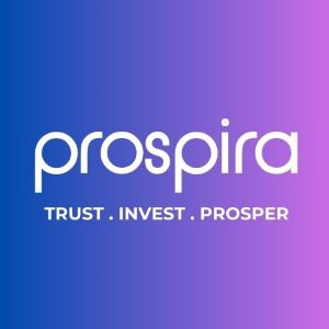 Prospira with tagline Trust Invest Prosper logo