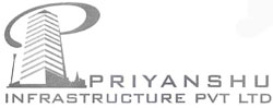 PRIYANSHU INFRASTRUCTURE PVT LTD WITH P LOGO logo