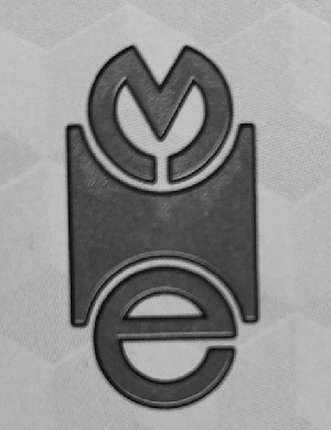 Logo is uniquely designed with letters 'm' & 'e' logo