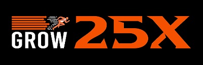 GROW 25X logo
