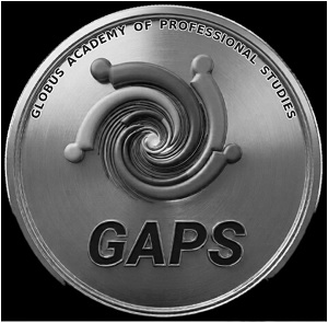 Globus academy of professional studies (GAPS) (With Device) logo