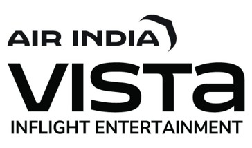 AIR INDIA VISTA INFLIGHT ENTERTAINMENT (logo and device) logo