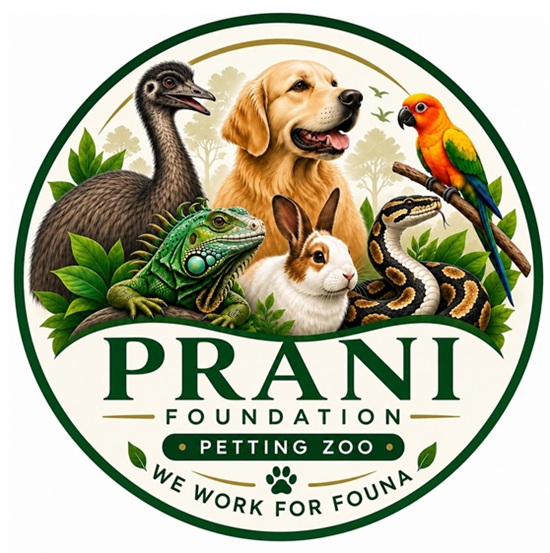 PRANI FOUNDATION PETTING ZOO WE WORK FOR FOUNA logo