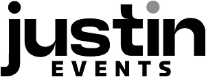 Justin Events (With Device) logo