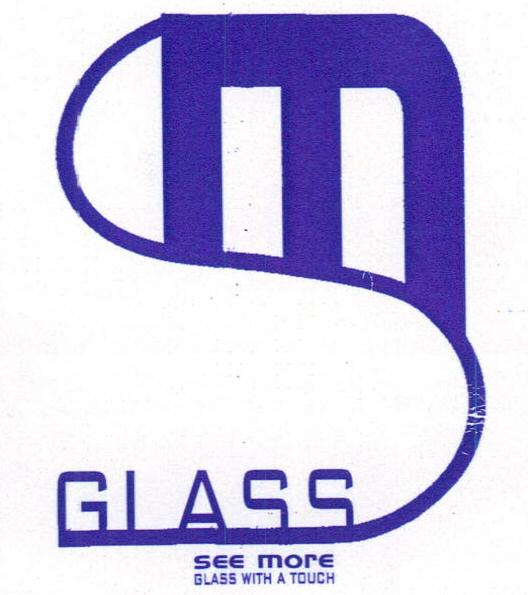 M GLASS (LOGO) logo