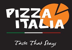 PIZZA ITALIA taste that stays logo