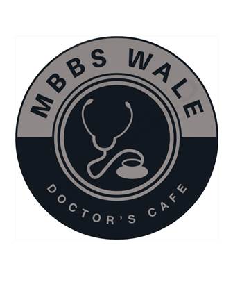 MBBS WALE with tagline DOCTOR'S CAFE logo