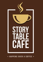 STORY TABLE CAFE - HAPPENS OVER A COFFEE logo