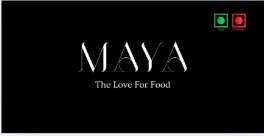 Maya-The love for food logo
