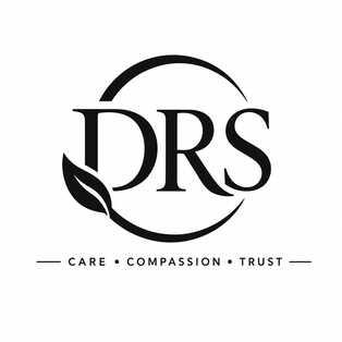 DRS "CARE. COMPASSION. TRUST" logo