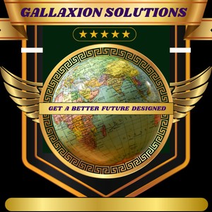 Gallaxion Solutions-GET A BETTER FUTURE DESIGNED logo
